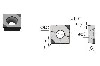 普通车削刀片 超硬刀片 正角刀片 S型刀片 SCGW-02