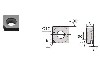 普通车削刀片 超硬刀片 正角刀片 S型刀片 SCMX