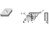 普通车削刀片 陶瓷刀片 负角刀片 D型刀片 DNGX