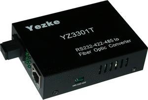RS-232/422/485至单模单纤转换器[YZ3301T]