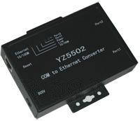 两路RS-232/422/485至TCP/IP转换器[YZ5502]