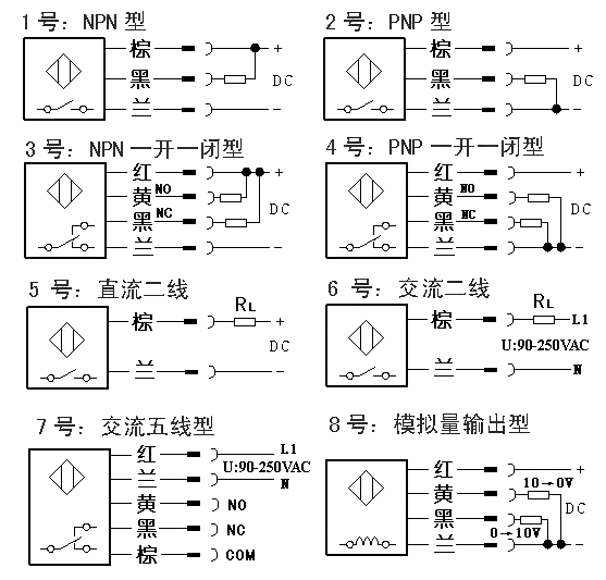 接近开关文字符号图片