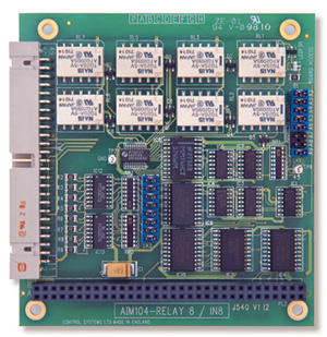 8路PC/104继电器输出和数字输入接口模块