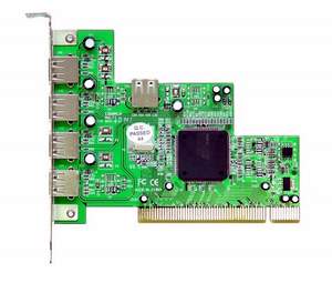 HX1303 4+1口USB2.0 PCI扩展卡