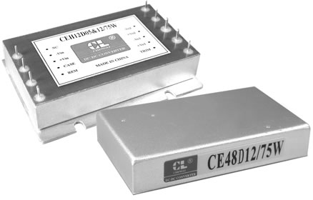 CE/CEH系列 50-75W 元件DC/DC双路电源模块